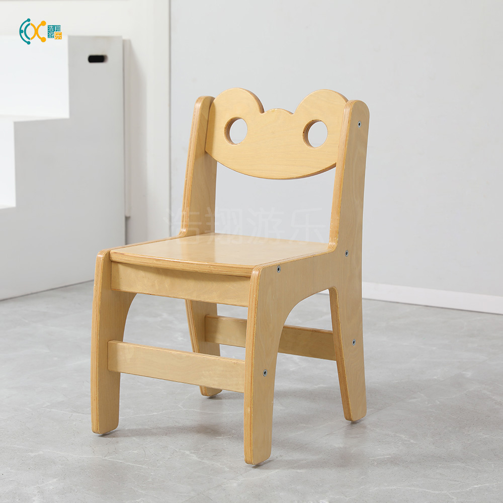 浩课桌椅橡胶木儿童椅子
